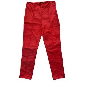 Phase Eight Red‎ High Waist Fitted Trousers UK 10